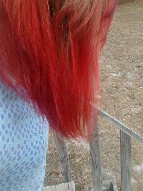 Added More Cherry Red And Tropical Punch To My Whole Head Love It