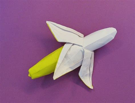 Origami Banana ~ Craft Projects Art Ideas