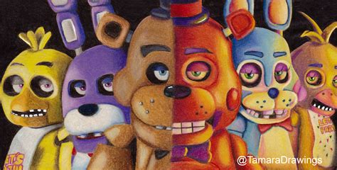 Five Nights At Freddys Drawing Made By Me Tamaradrawings