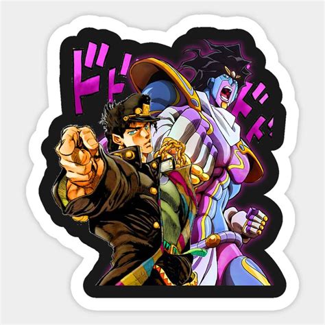 Jotaro Kujo And Star Platinum By Kenshima15 In 2022 Anime Stickers