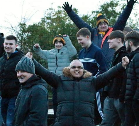 Some Veryvery Happy Talbot Fans As They Celebrate An Epic Derby Win