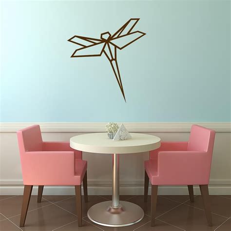 Geometric Dragonfly Wall Decal Wall Decals Decal Wall Art Dragonfly