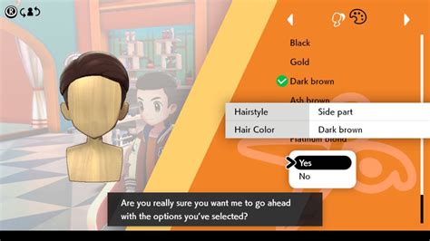 Once you've selected one of the default selecting hair will allow you to change your character's hairstyle and hair color. Hairstyles Pokemon Sword