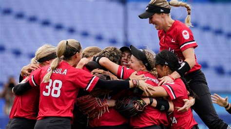 Canada Wins First Ever Olympic Medal In Softball Taking Bronze With