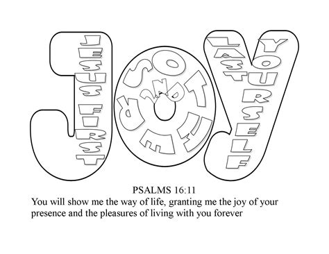 Bible Coloring Pages About Joy Coloring Pages