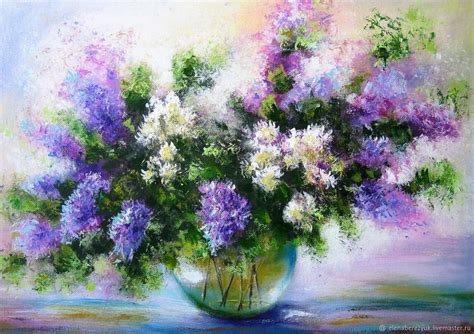 The Gallery For Acrylic Painting Flowers Canvas