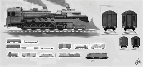 Steampunk Train Concept Steampunk Train Concept