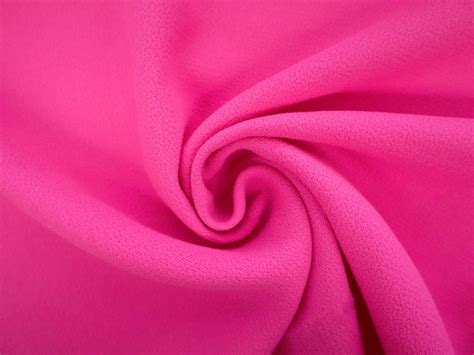 Italian Wool Double Crepe In Fuchsia Bandj Fabrics