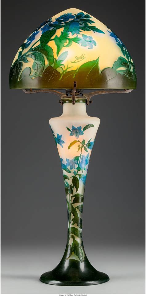 America S Auction House Art Glass Lamp Art Nouveau Lamps Glass Art