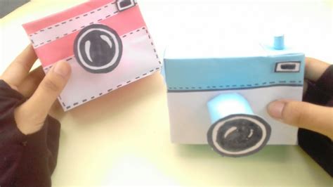 How To Make Paper Cameradiy Origami Camera Youtube