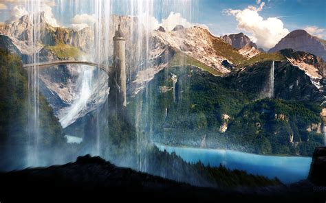 Waterfalls Scenery Wallpapers Wallpapers Hd