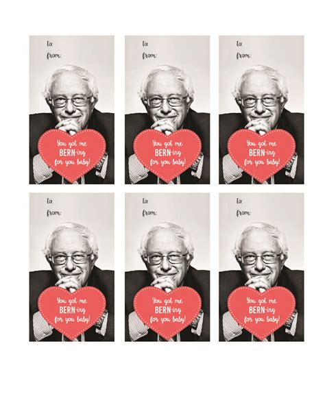 Valentine S Day Cards By Bernie Sanders