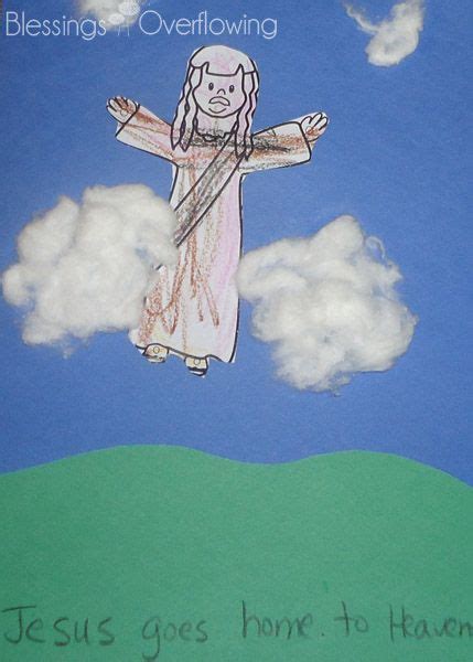 Collection by canyon crafts and kindergarten. Sunday School Crafts: Jesus' Ascension | Sunday school ...