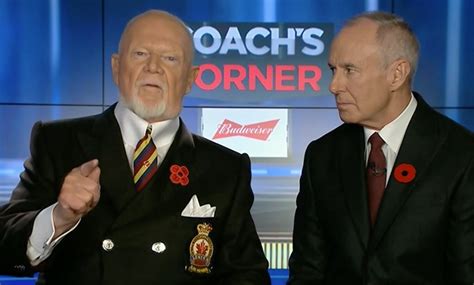 Don Cherry Says He Was Fired Not Sorry For Coach S Corner Poppy Rant