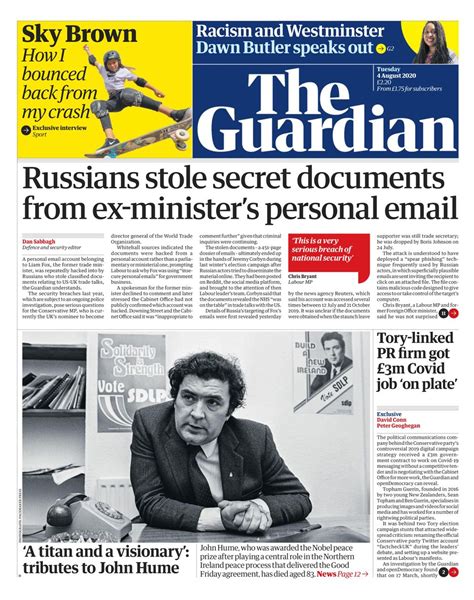 the guardian august 04 2020 newspaper get your digital subscription