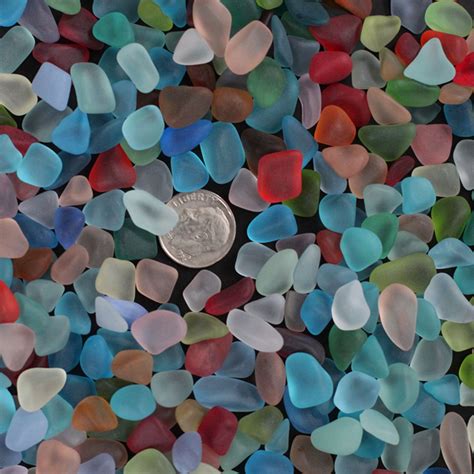 200Pcs Mixed Color Undrilled Sea Beach Glass Beads Bulk Jewelry Pendant Decor | eBay
