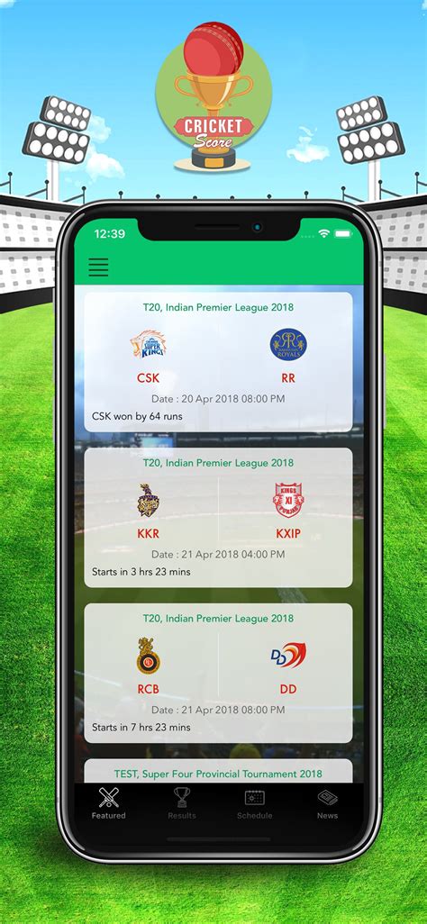 Live scores for football, soccer, basketball, tennis, hockey and baseball. Live Match Cricket Score - iOS App Source Code by V2Ideas ...
