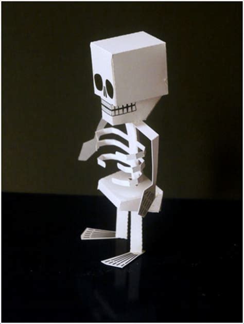 Adorable Esqueleto De Papel Recortable Noticias Sobre Economia Digital