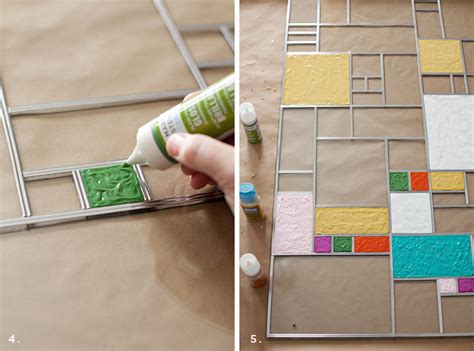 More images for how to make faux stained glass » DIY Faux Stained Glass - A Beautiful Mess
