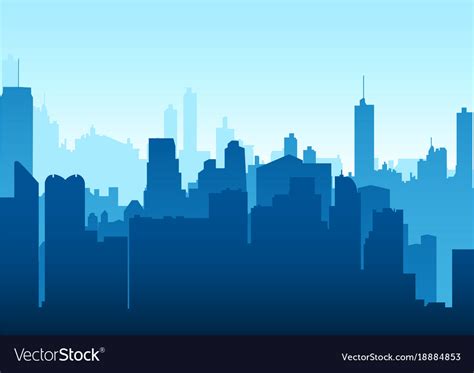 Graphic Of A Cityscape Royalty Free Vector Image