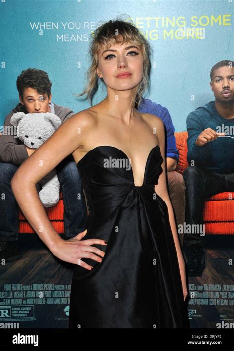 Los Angeles Ca Usa Th Jan Imogen Poots At Arrivals For That Awkward Moment Premiere