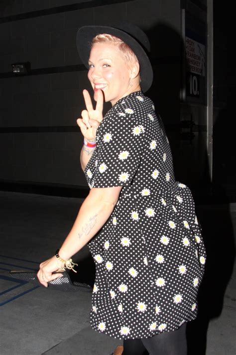 Pink Shows Off Her Post Baby Body Night Out At The Roxy 04282017
