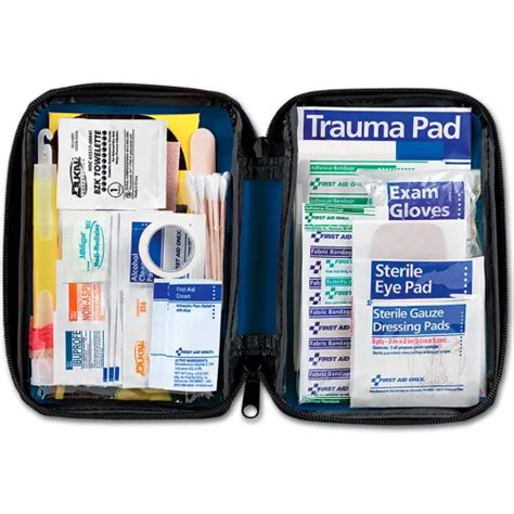 First Aid Only Vehicle First Aid Kit 104 Piece Fabric Case