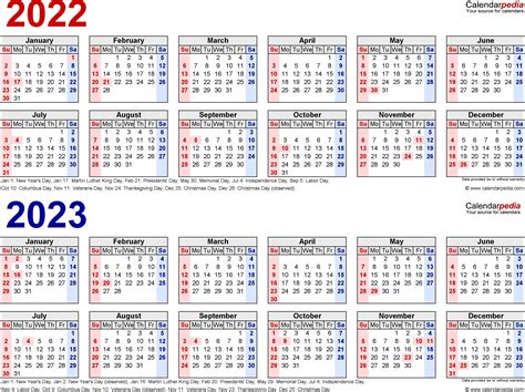 2022 Calendar With Week Numbers Excel