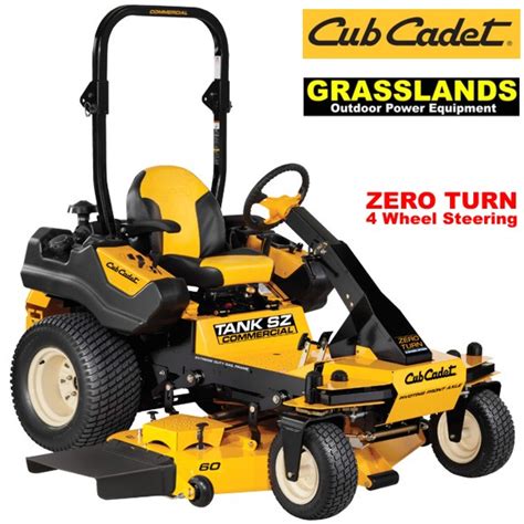 Cub Cadet Tank Sz 60 Rider Mower Fast Strong Clever