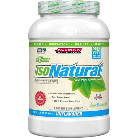 Allmax Nutrition Isonatural 100 Ultra Pure Natural Whey Protein