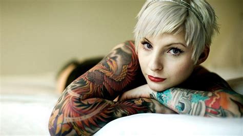 Tattoo Girl Wallpapers Top Free Tattoo Girl Backgrounds Wallpaperaccess