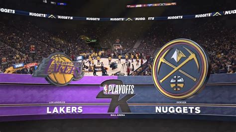2023 Nba Playoffs Simulation Nuggets Vs Lakers Western Conference