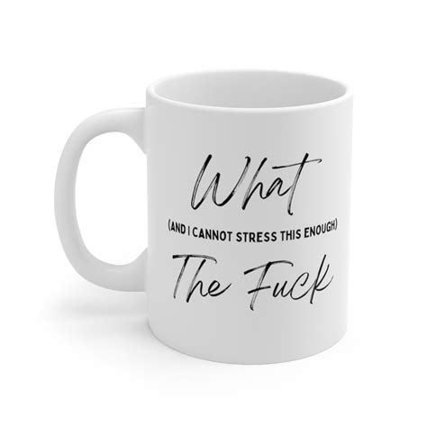 Wtf Mug F Word Fucculent Mug Offensive Mug Rude Vulgar Etsy