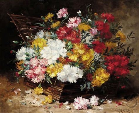 Still Life Of Flowers 4 Eugene Henri Cauchois The