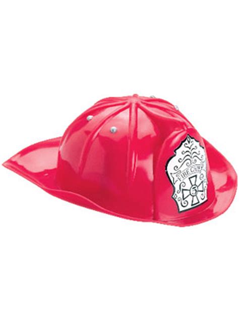 Deluxe Kids Firefighter Costume Hard Hat Toy Helmet