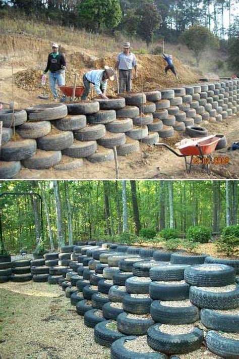 You can also make retaining walls to add to the architectural interlocking blocks are great for a diy retaining wall project because they don't need mortar. 20 Inspiring Tips for Building a DIY Retaining Wall