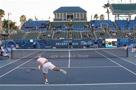 All participants receive 2 complimentary tickets to one session (session tba) at the 2018 delray beach open atp. Delray Beach Tennis Center - Visit Delray Beach