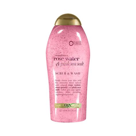 Buy Ogx Pink Sea Salt And Rosewater Gentle Soothing Body Scrub Light