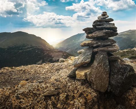 Taken At The Top Of Rocky Mountain National Park In Colorado