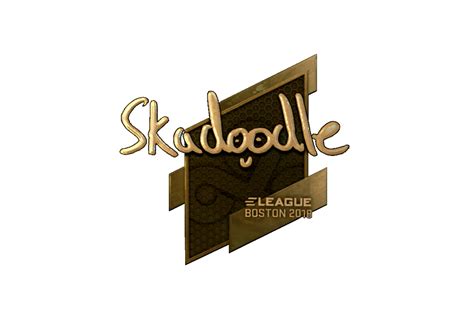 Sticker Skadoodle Gold Boston 2018 — Csgo Wiki By Csmoney