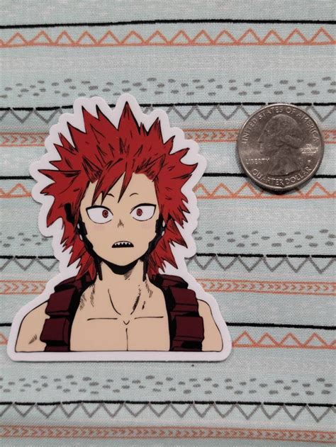 Kirishima And Bakugou Blush Stickers Etsy