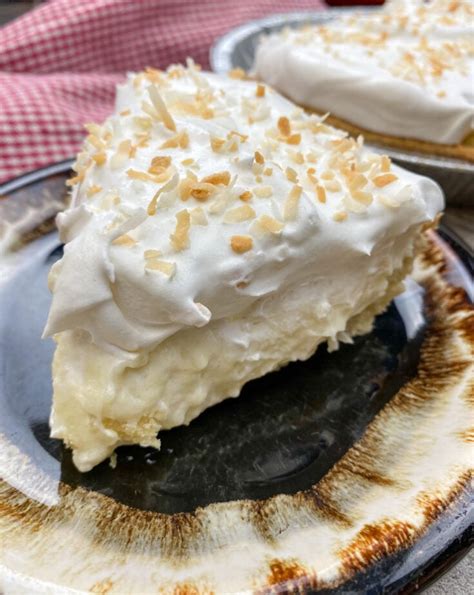 Homemade Coconut Cream Pie Recipe Back To My Southern Roots