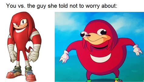 You Thought It Was Going To Be Sonic But It Was Me Knuckles The