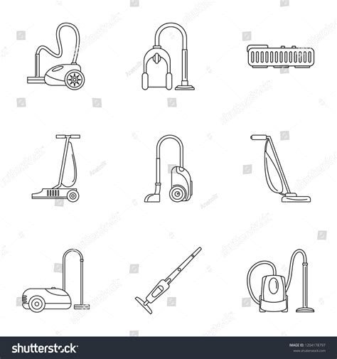 10124 Vacuum Cleaner Outline Images Stock Photos And Vectors Shutterstock