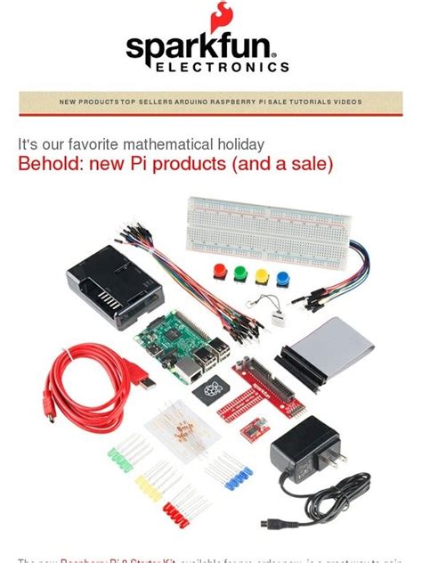 Sparkfun Celebrate Pi Day With New Kits And A Sale At Sparkfun Milled