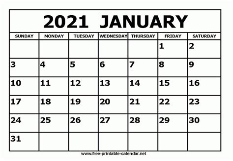 Free Printable Calendar Net 2021 2021 Printable Calendars