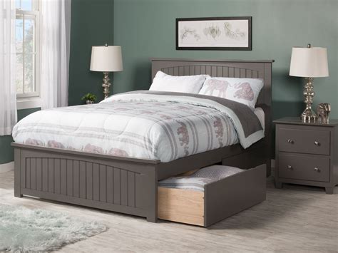 Nantucket Matching Footboard Storage Bed Atlantic Furniture Full