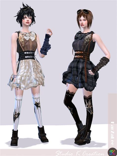 Steampunk Outfit Set 1 At Studio K Creation Sims 4 Updates