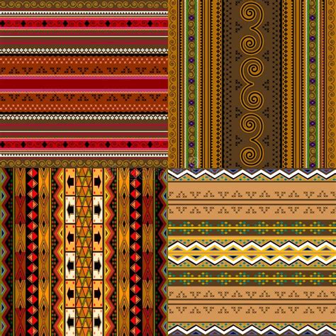 Decorative African Patterns Stock Vector Illustration Of Design
