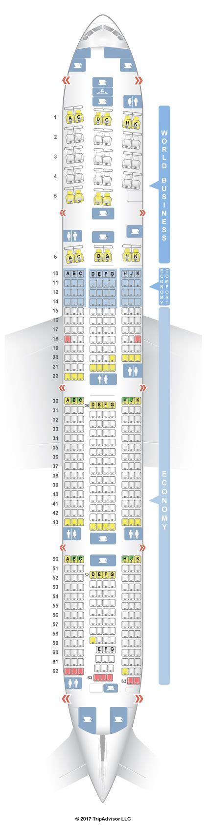 Seatguru Seat Map Klm Boeing 777 300er 77w Seatguru Seatguru